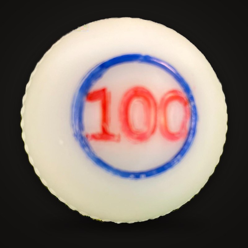 Athic 100g White Plastic Practice Ball – Seam Textured Training Ball
