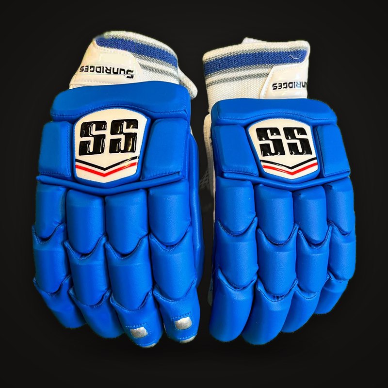 SS Sunridges Professional Batting Gloves – Blue Edition