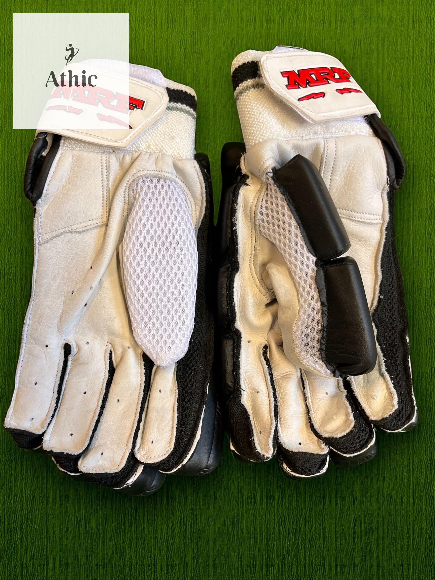 MRF VK18 Batting Gloves – Black Edition (Virat Kohli Signature) - Image 3