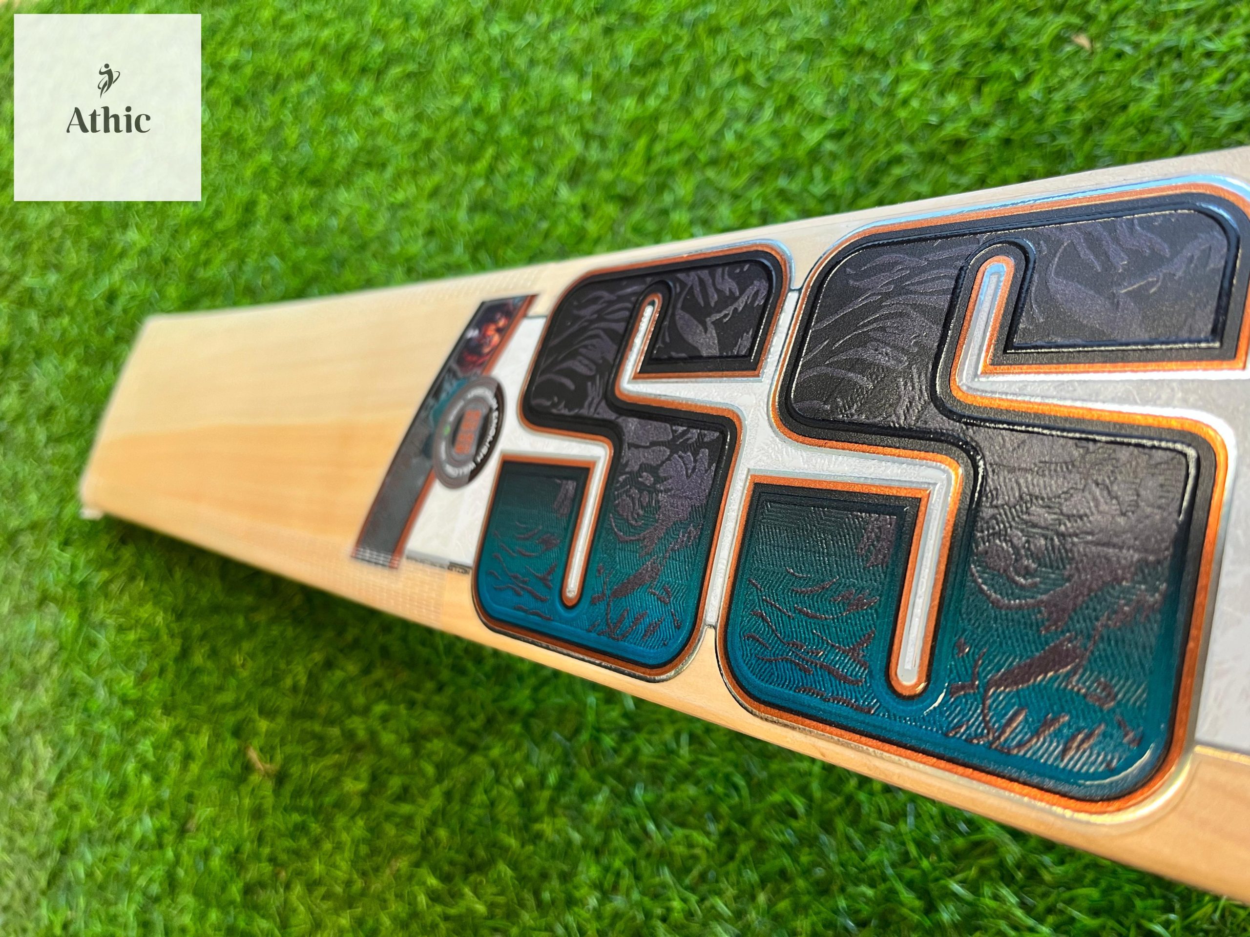 SS Harrow Size Bat – Limited Edition (Black & Teal) - Image 3